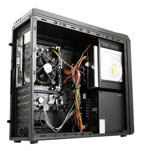 Imagen 7 de 10 de Gabinete Pc Gamer Slim Sentey Fuente 600w Atx Matx Usb 3.0