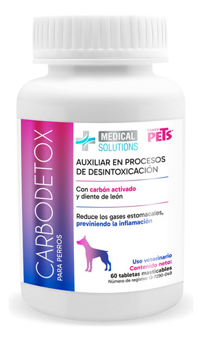Carbodetox Para Perros 60 Pz Fancy Pets