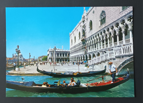 Cartão Postal: Itália - Veneza/palácio Ducale E Riva Degli 