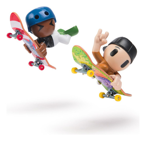Tech Deck Fingerboard Patineta De Dedos Con Figura Pack X2 P