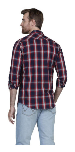 Imagen 3 de 5 de Camisa Vaquera Wrangler Hombre Western Fashion W02