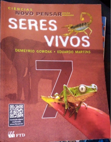 Seres Vivos - Ciências Novo Pensar - 7º Ano - 1ª Edição