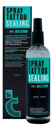 Selante Spray Para Tattoo Hidrata Regenera A Pele 240ml