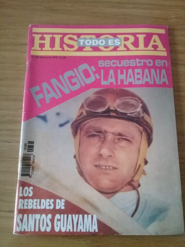 Revista Todo Es Historia Secuestro Fangio La Habana Cuba