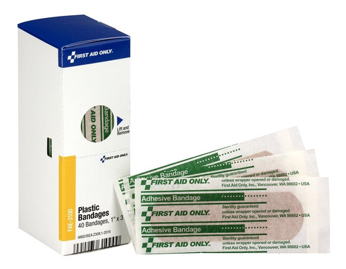 First Aid Only Fae-3100 Smartcompliance Refill 1 X 3 Plastic