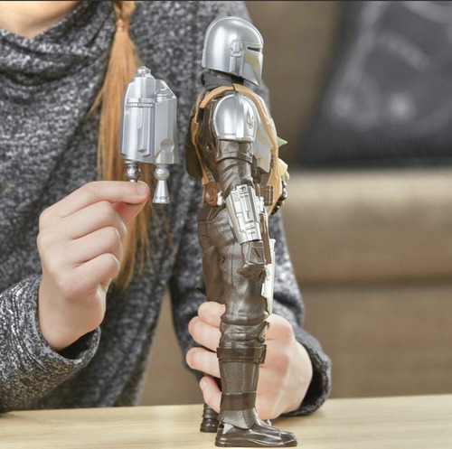 Figura Star Wars The Mandalorian Y Grogu Con Sonidos 619a
