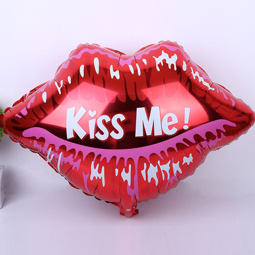10 Unidades De 22 Globos Con Forma De Labios Para Imprimir E