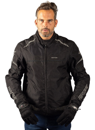 Campera Moto Protecciones Fourstroke Sydney 4 Estaciones 