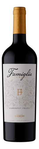 Botella De Vino Tinto Famiglia Bianchi Cabernet Franc 750ml