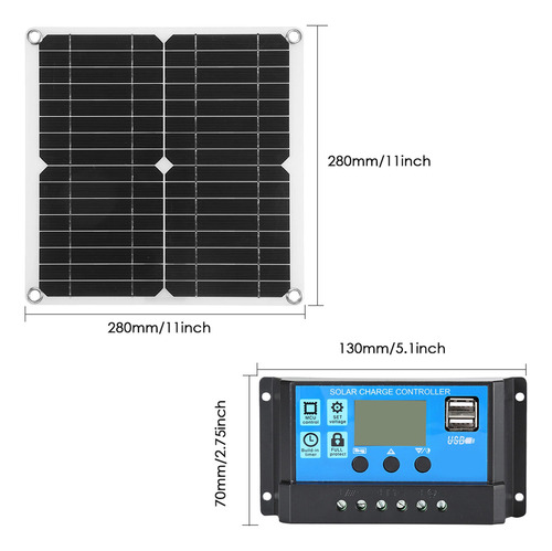 Cxsm Kits De Paneles Solares Ible Portátiles De 300 W De