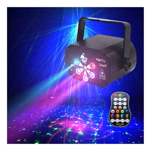 69 Patrón Usb Luz De Proyector Led Recargable Rgb Uv Dj Luz