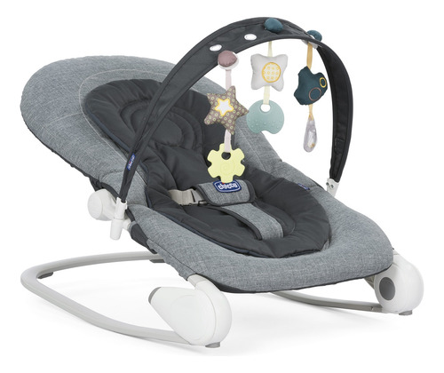 Cadeira de balanço para bebê Chicco Hoopla dark grey