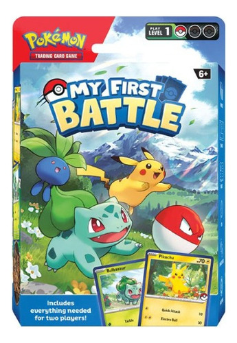 Pokémon Tcg My First Battle Deck Bulbasaur Vs Pikachu Idioma Inglés