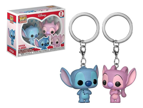 Llaveros Pack Nuevo Regalo Keychain Pop! Lilo & Stitch Angel