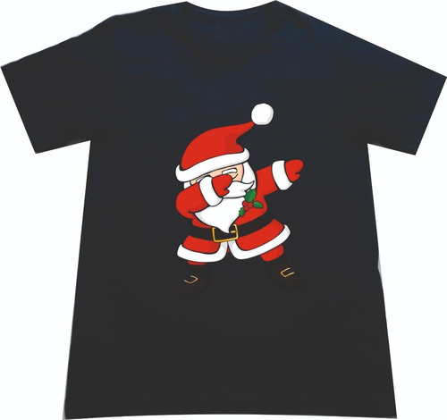 Camisetas Navideñas Navidad Papa Noel Santa Claus Rock