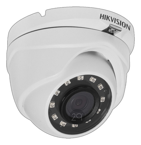 Cámara Turbo Full Hd 1080p Domo Metálico 2,8mm Hikvision 2mp