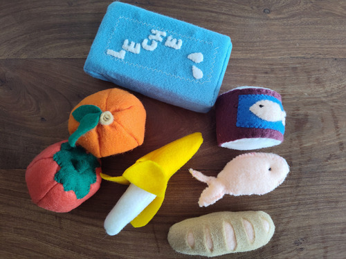 Comiditas De Tela Alimentos Saludables Juego Didáctico