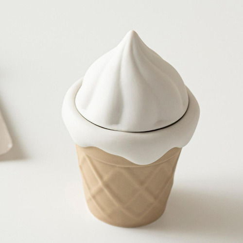 Copa De Velas Recipiente De Velas Helado Con Tapa Linda