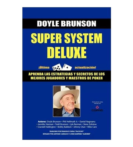 Libro Super System Deluxe Expertos -3 Tomos De Doyle Brunson