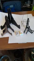 Comprar Atriles Para Platos Lote De 7 Pc Madera Plástico Bronce C50