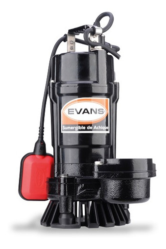 Bomba Sumergible Evans Agua Sucia 1hp Con Flotador 220v