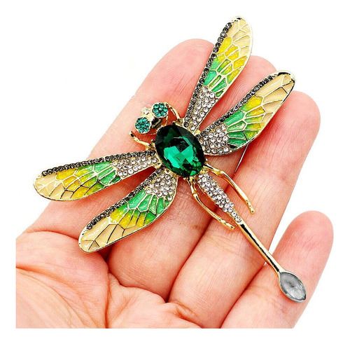 Broche Prendedor Libélula Insecto Joyas