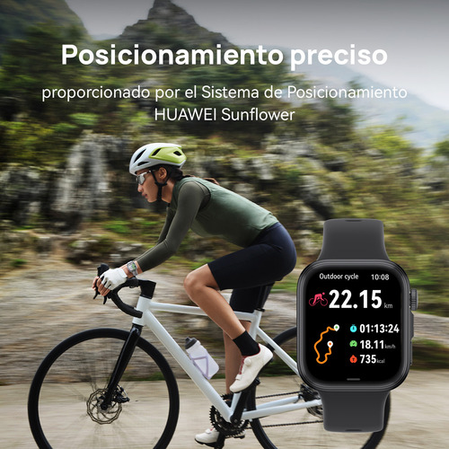 Smartwatch Huawei Watch Fit 4 pantalla de 1.82 100 modos deportivos gps rastreador de fitness con spo asistente de bienestar emocional hasta 10 días de batería ios y android negro