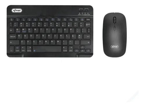 Kit Teclado E Mouse Sem Fio Macio Bluetooth 2025 Knup Te127