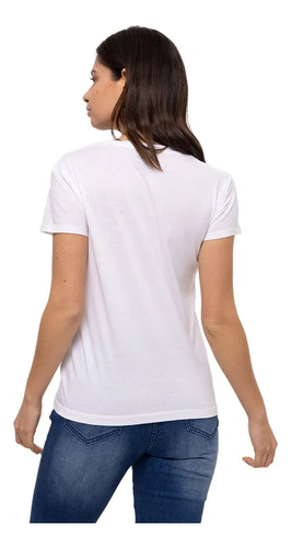 Polera Mujer Cat Script V-neck Tee
