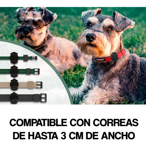 Soporte Collar Mascotas Para Airtag Impermeable Resistente