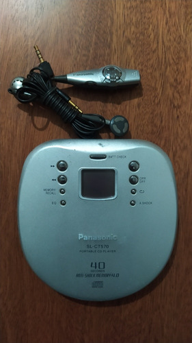 Discman Panasonic Sl-ct570 Audio Vintage 
