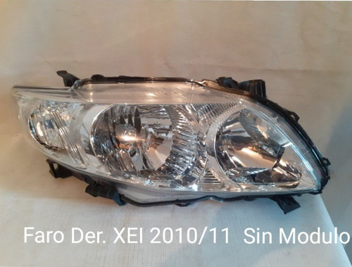 Faro Derecho Corolla Xei 2010/2011 Original