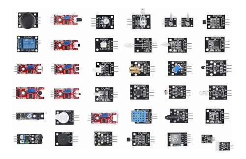 37 Sensores Kit Arduino Raspberry Keyes Aprendizaje Principi