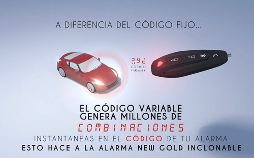 Alarma Auto New Gold Código Variable Gps Bluetooth
