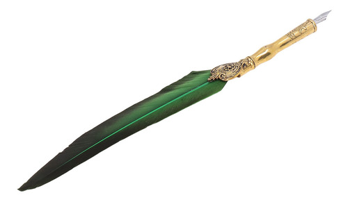 Pluma Exquisita Vintage Elegante Acero Inoxidable