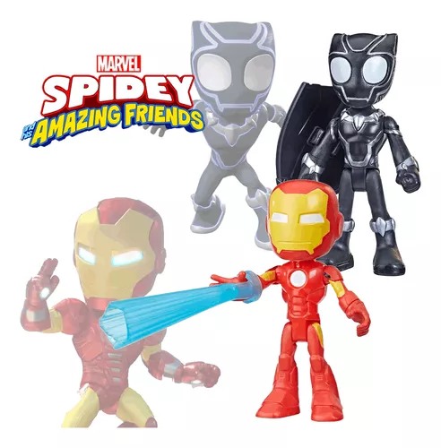 Mini Boneco - 10 cm - Spidey and His Amazing Friends - Iron Man - Hasbro