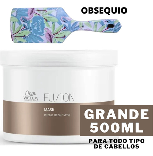 Mascarilla Wella Fusion  X500ml - mL a $510