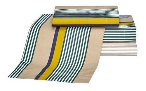 Imagen 1 de 10 de Sabanas Danubio King Percal Entre Lineas 180 Hilos Envio Gra