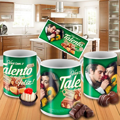 Pack Artes Canecas Páscoa Chocolates Png 40 Estampas