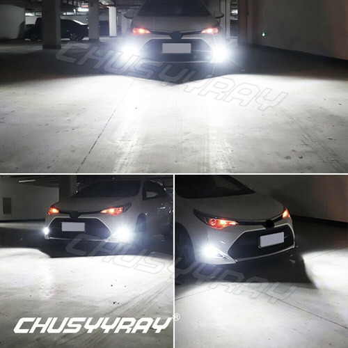 Qcd 2pcs 16-smd H15 Led Faros Faros Drl Coche Niebla Blanco