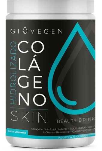 Imagen 2 de 10 de Giovegen Skin + Recharge - Colágeno Hidrolizado X 3 Meses