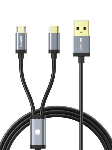 Ugreen Cable Micro Usb, Divisor De Doble Cable De Carga Micr