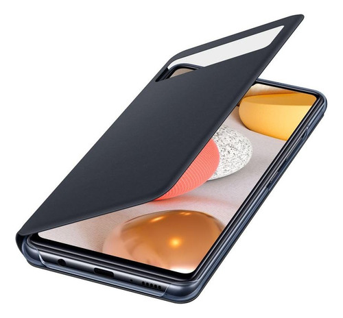 Funda Para Teléfono Samsung Galaxy A42 5g S View Wallet Negr