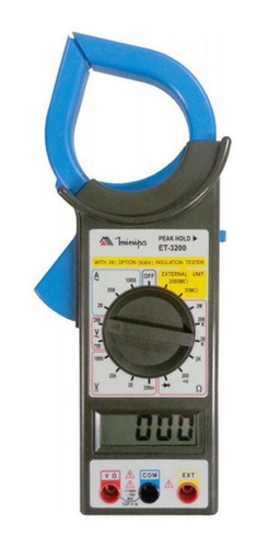 Imagem 5 de 6 de Amperímetro Multimetro Digital Alicate - Minipa - Et-3200