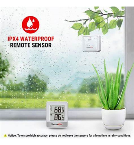 Termómetro Thermopro Tp200b Sensor Remoto C Certificado