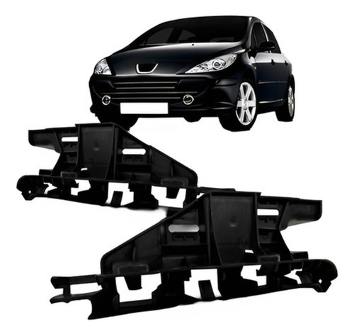 Par Guia Suporte Parachoque Diant Peugeot 307 2006 A 2014
