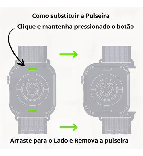 Smartwatch K9 Ultra Pro Max 49mm + 7 Pulseiras