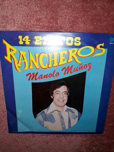Lp 14 Exitos Rancheros Manolo Muñoz ( Nuevo Y Sellado)