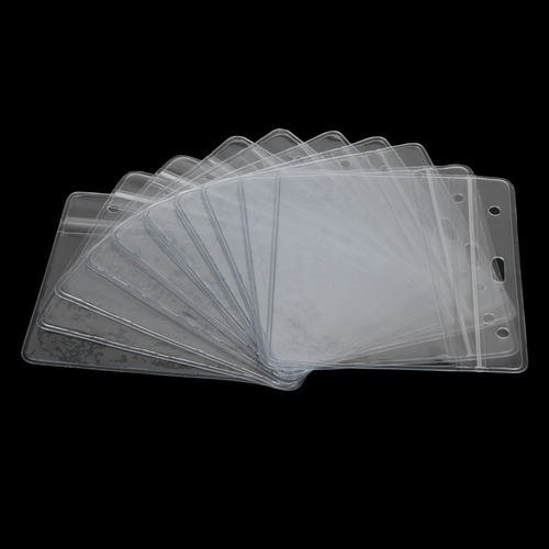 10 Tarjetas Protectoras De Tarjetas Con Funda Transparente