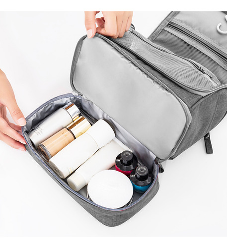 Bolsa De Viaje De Maquillaje Y Aseo De Gran Capacidad Para T